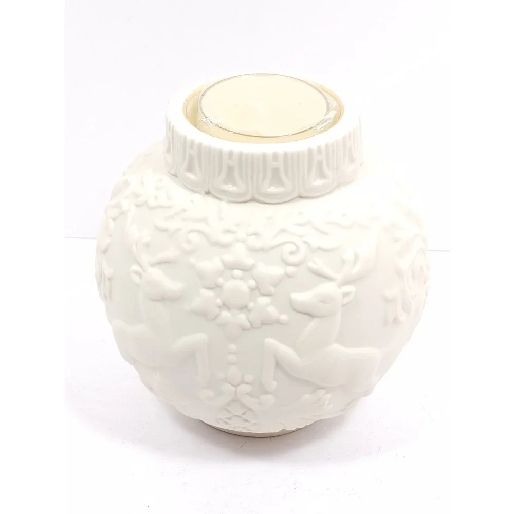 NEW LENOX Christmas‎ Ornamental Glow Winter Damask 4
